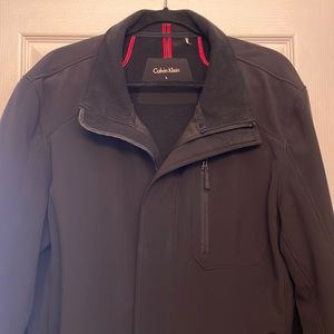 Mens Calvin Klein water resistant-lined jacket. (L)